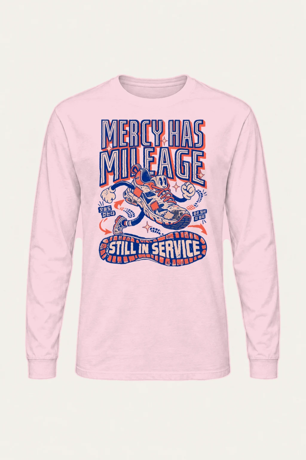 "Mercy Has Mileage" Unisex Longsleeve T-shirt | Gildan 2400