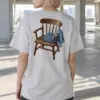 "Mercy Seat" Heavyweight Unisex Crewneck T-shirt | Gildan 5000