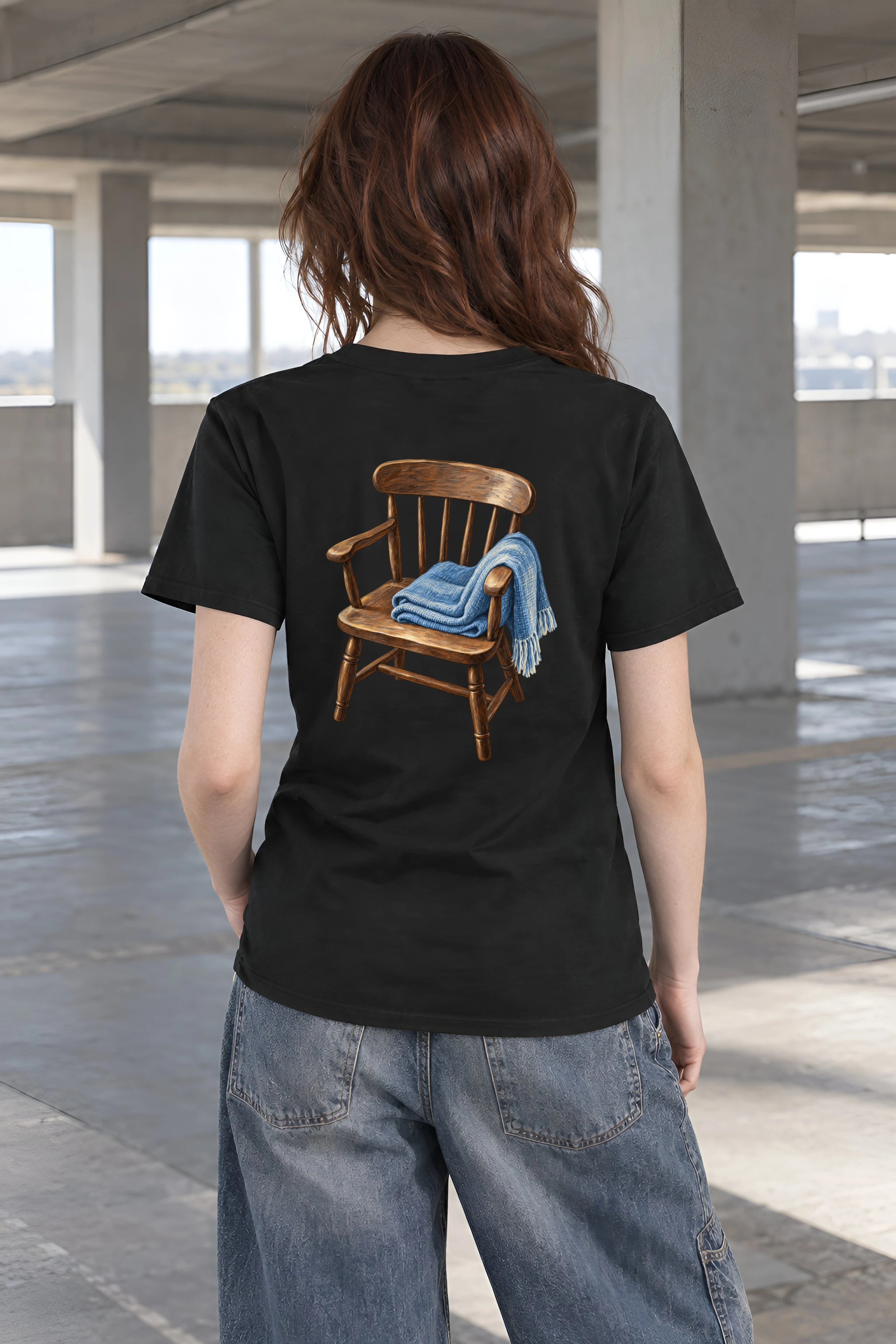 "Mercy Seat" Heavyweight Unisex Crewneck T-shirt