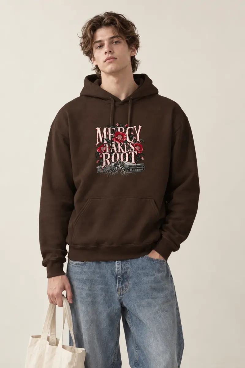"Mercy Takes Root" Heavy Blend Unisex Pullover Hoodie