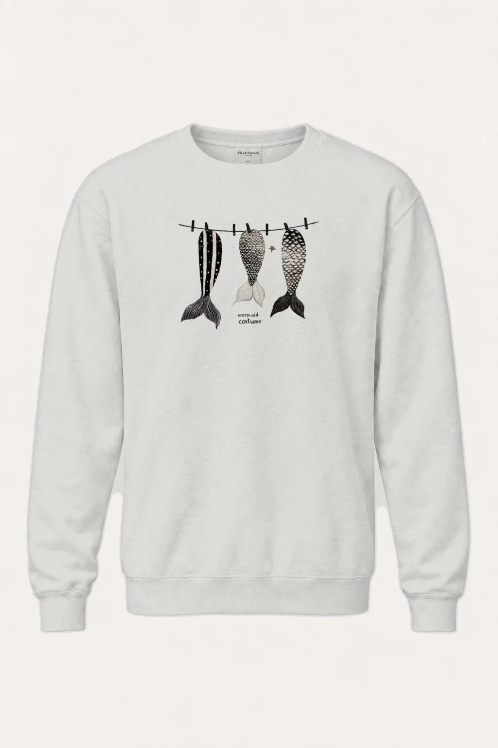 "Mermaid Costume" Heavy Blend Unisex Crewneck Sweatshirt | Gildan 18000