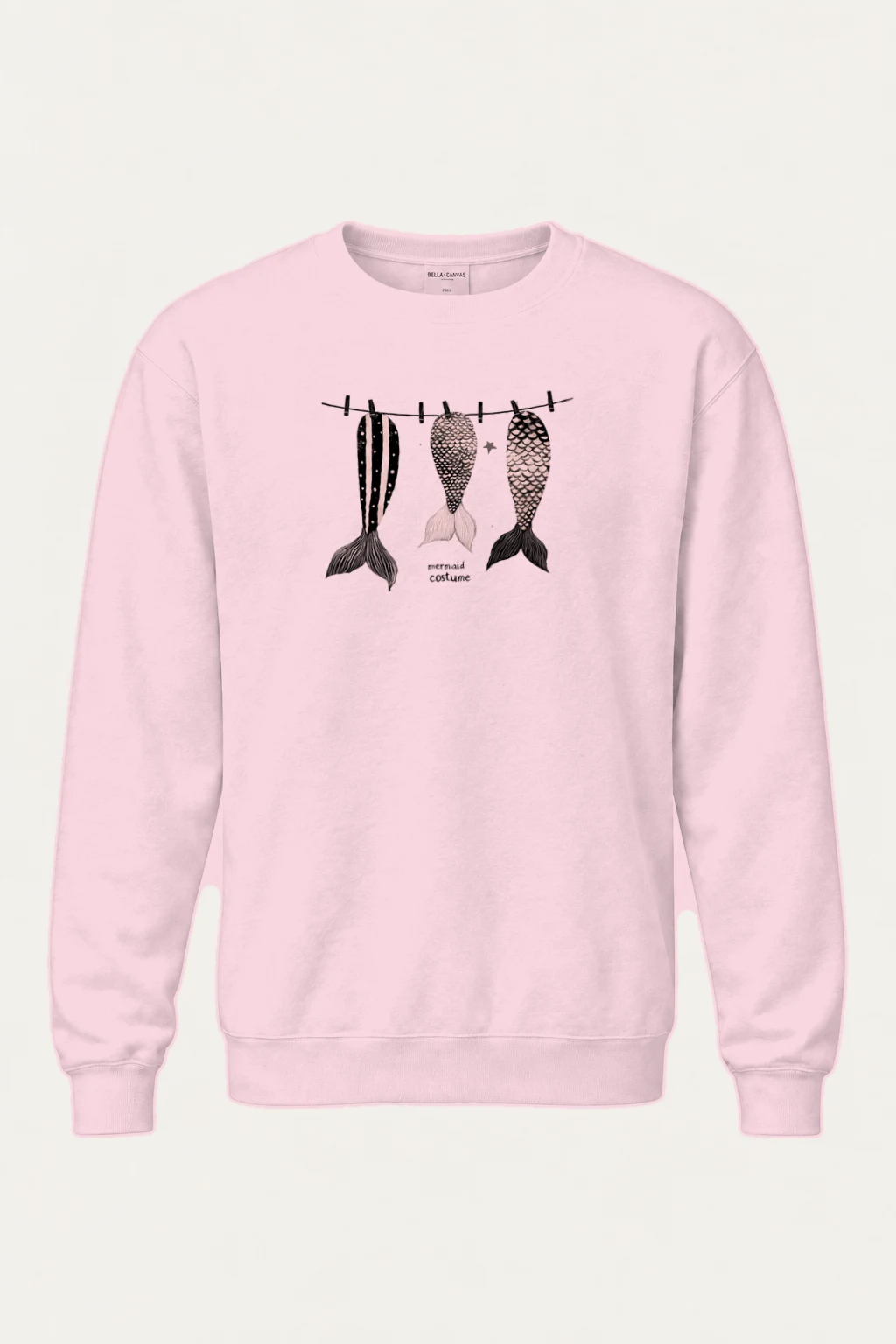 "Mermaid Costume" Heavy Blend Unisex Crewneck Sweatshirt | Gildan 18000