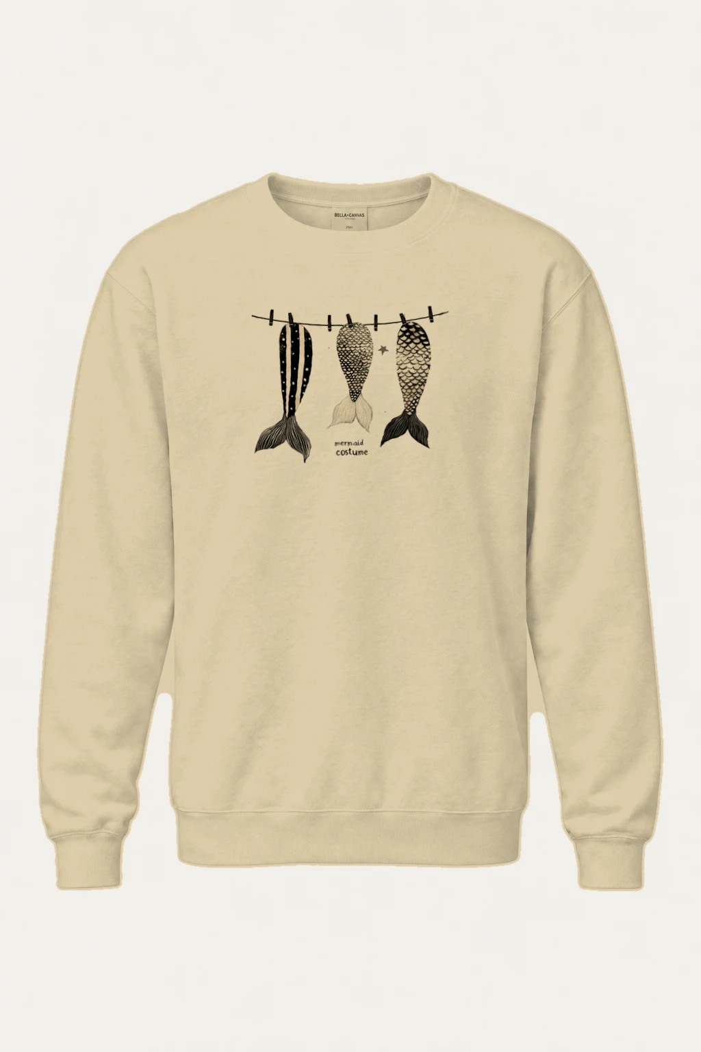 "Mermaid Costume" Heavy Blend Unisex Crewneck Sweatshirt | Gildan 18000