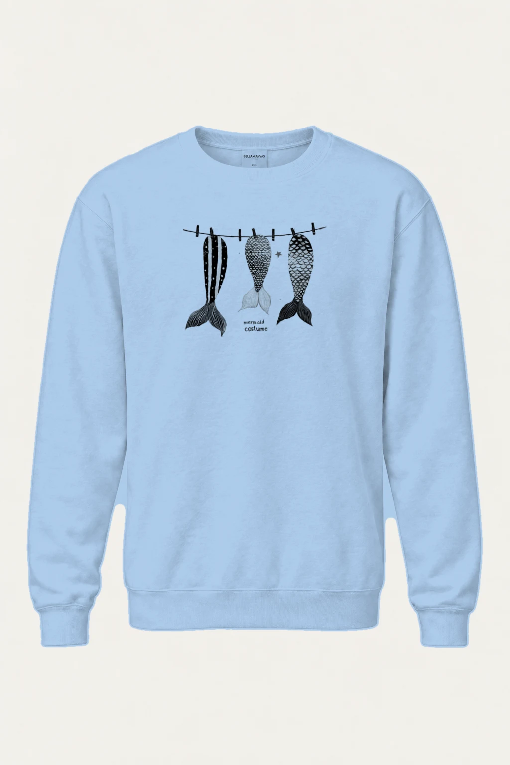 "Mermaid Costume" Heavy Blend Unisex Crewneck Sweatshirt | Gildan 18000