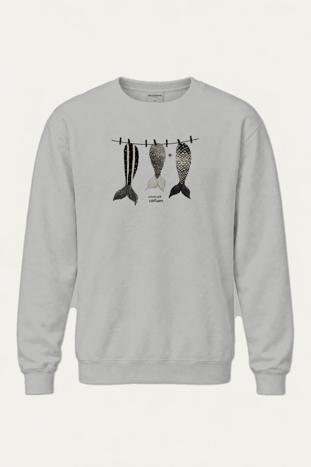 "Mermaid Costume" Heavy Blend Unisex Crewneck Sweatshirt | Gildan 18000
