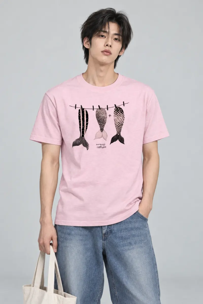"Mermaid Costume" Heavyweight Unisex Crewneck T-shirt