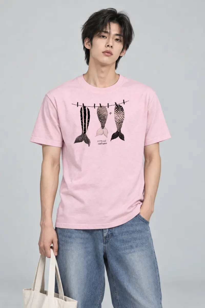 "Mermaid Costume" Heavyweight Unisex Crewneck T-shirt
