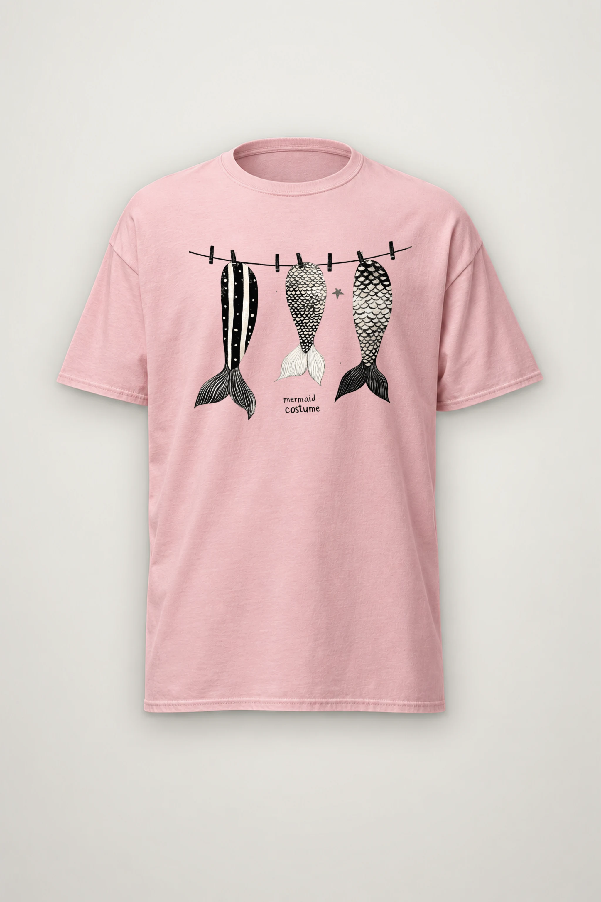 "Mermaid Costume" Heavyweight Unisex Crewneck T-shirt