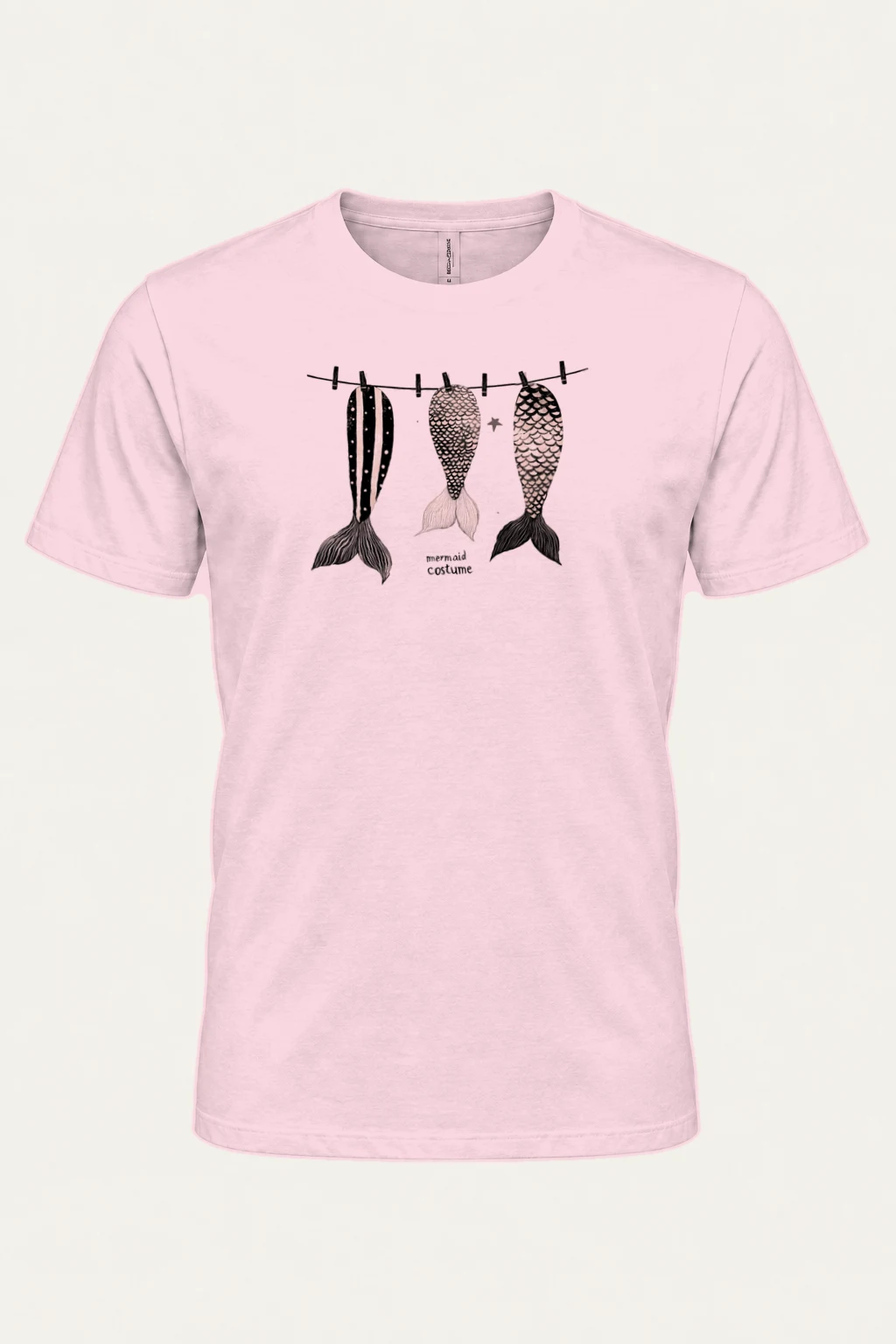 "Mermaid Costume" Heavyweight Unisex Crewneck T-shirt | Gildan 5000