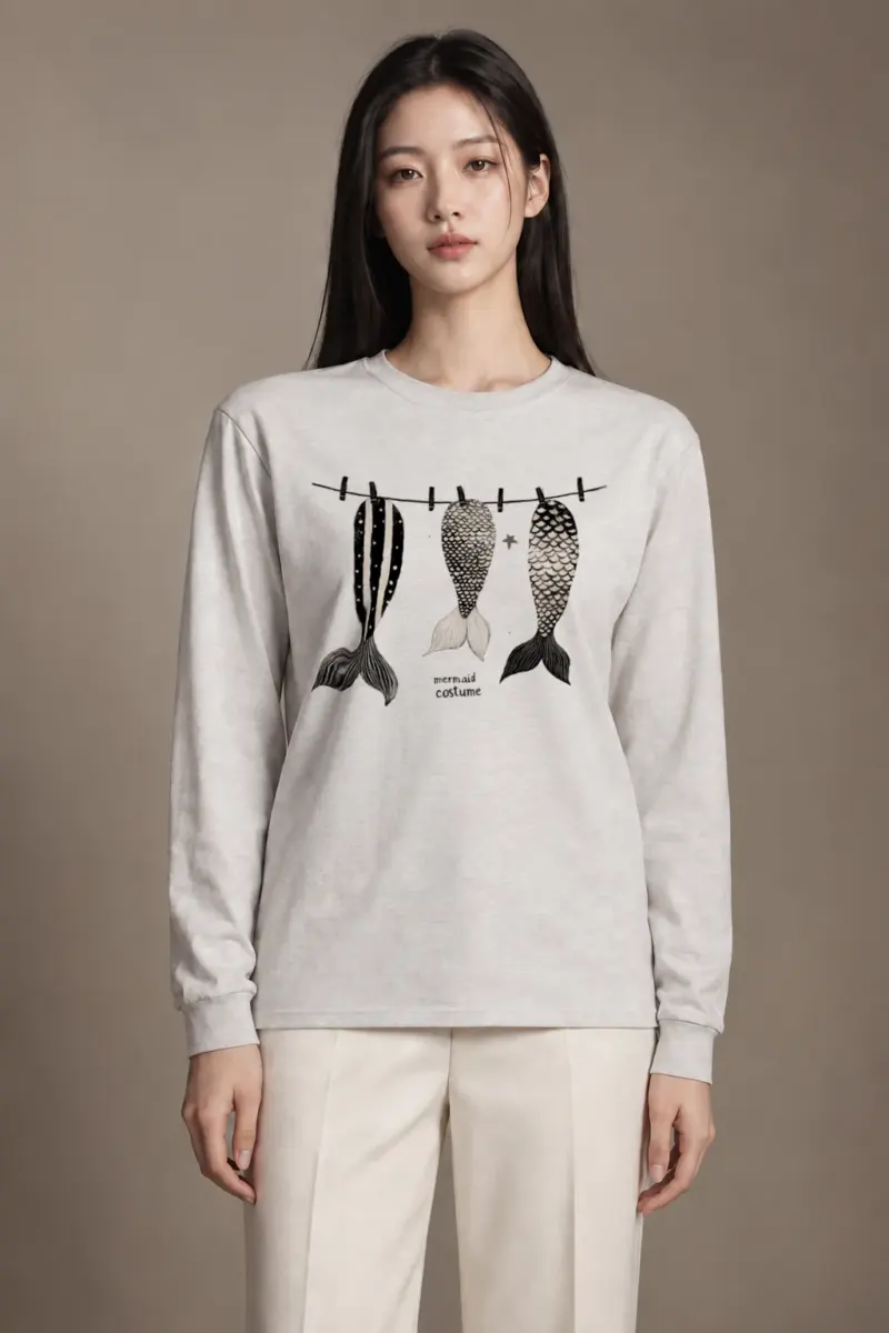 "Mermaid Costume" Unisex Longsleeve T-shirt | Gildan 2400