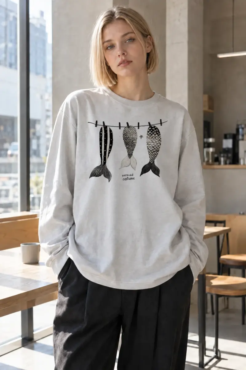 "Mermaid Costume" Unisex Longsleeve T-shirt | Gildan 2400