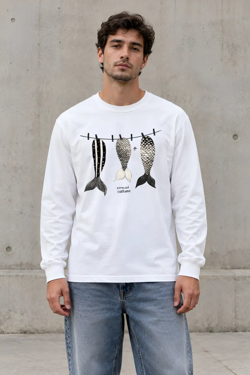 "Mermaid Costume" Unisex Longsleeve T-shirt