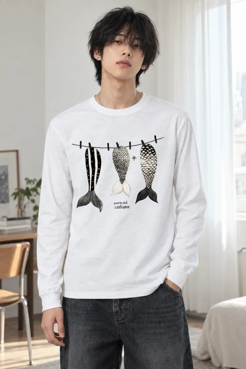 "Mermaid Costume" Unisex Longsleeve T-shirt