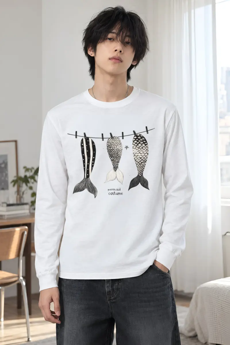 "Mermaid Costume" Unisex Longsleeve T-shirt
