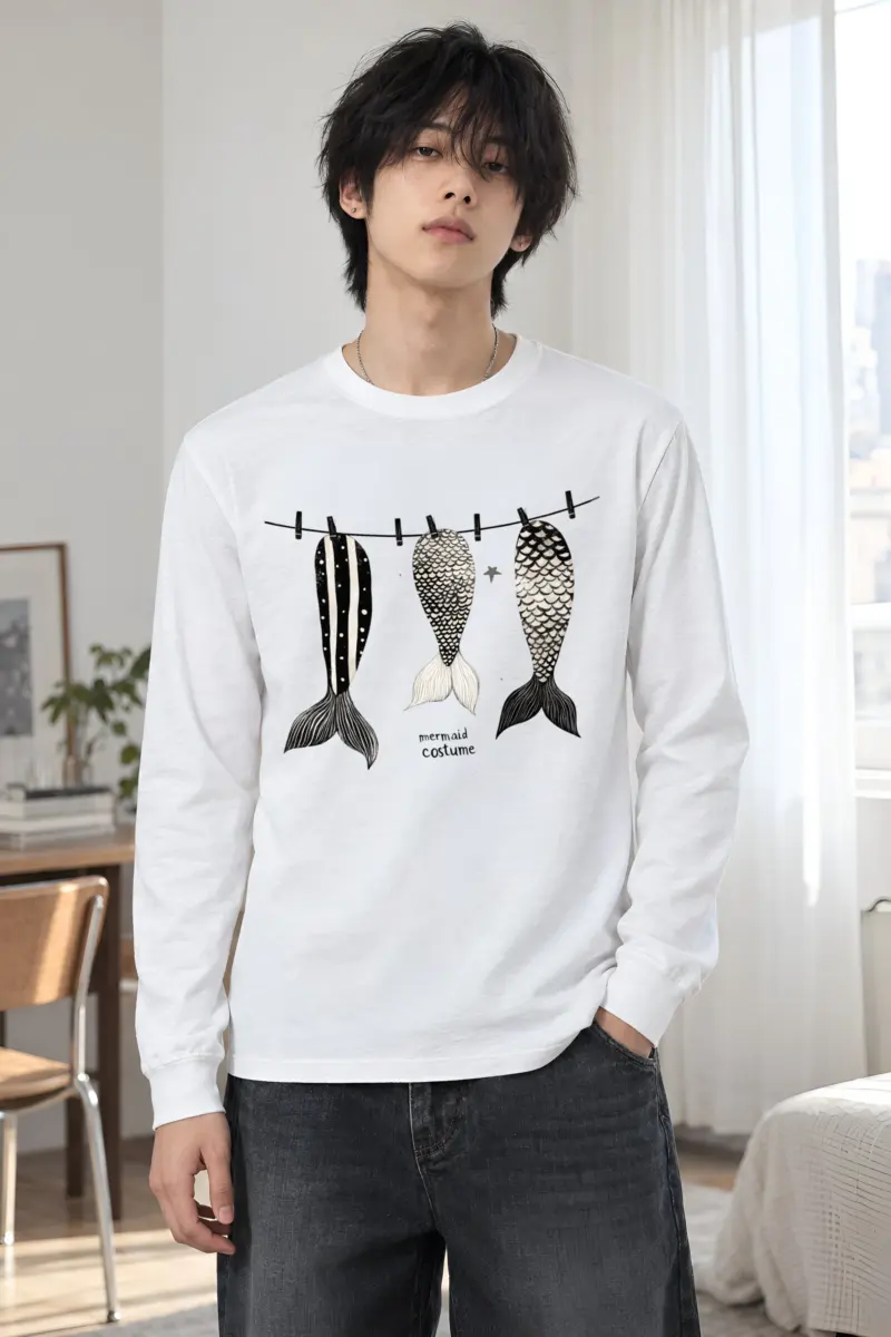 "Mermaid Costume" Unisex Longsleeve T-shirt