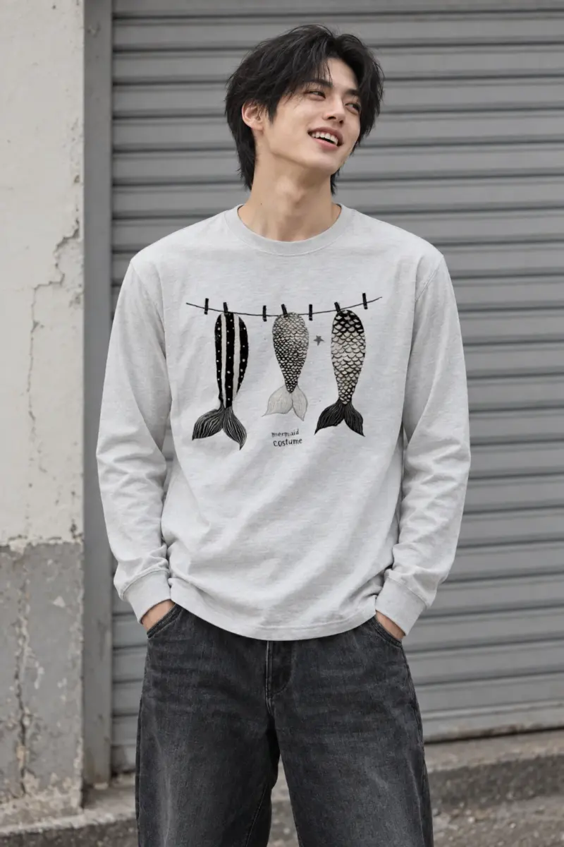 "Mermaid Costume" Unisex Longsleeve T-shirt