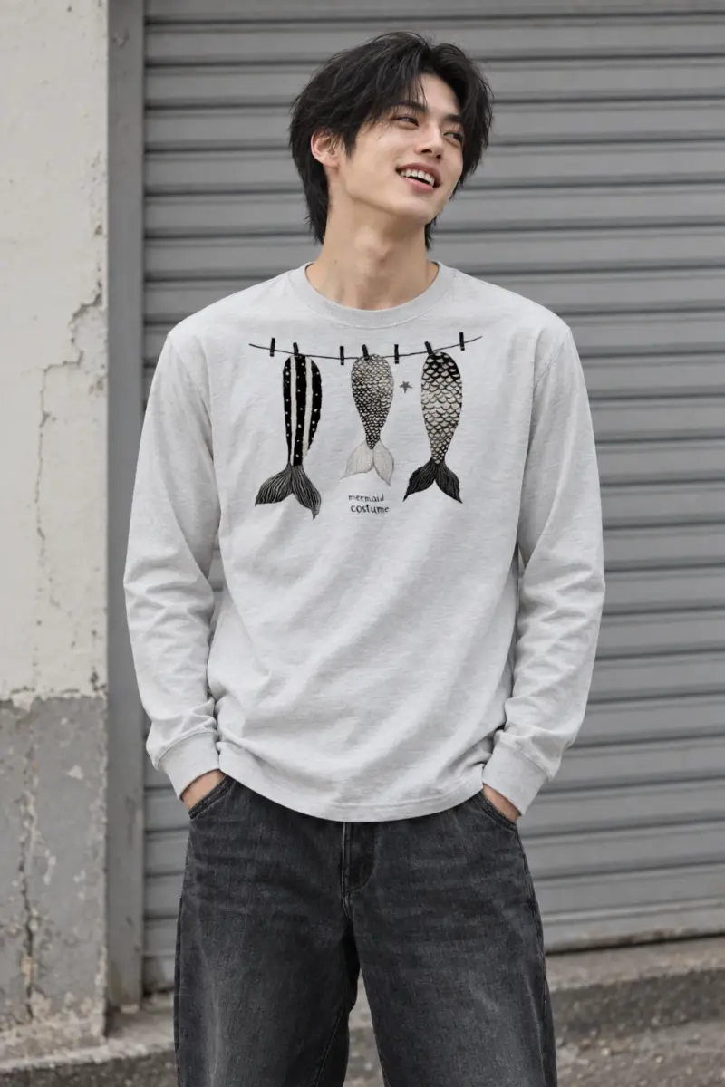 "Mermaid Costume" Unisex Longsleeve T-shirt
