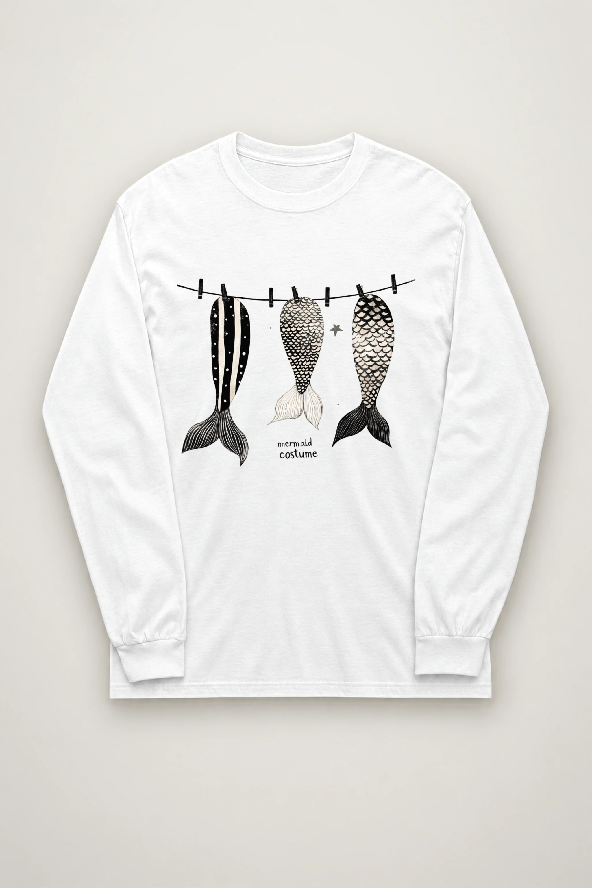 "Mermaid Costume" Unisex Longsleeve T-shirt