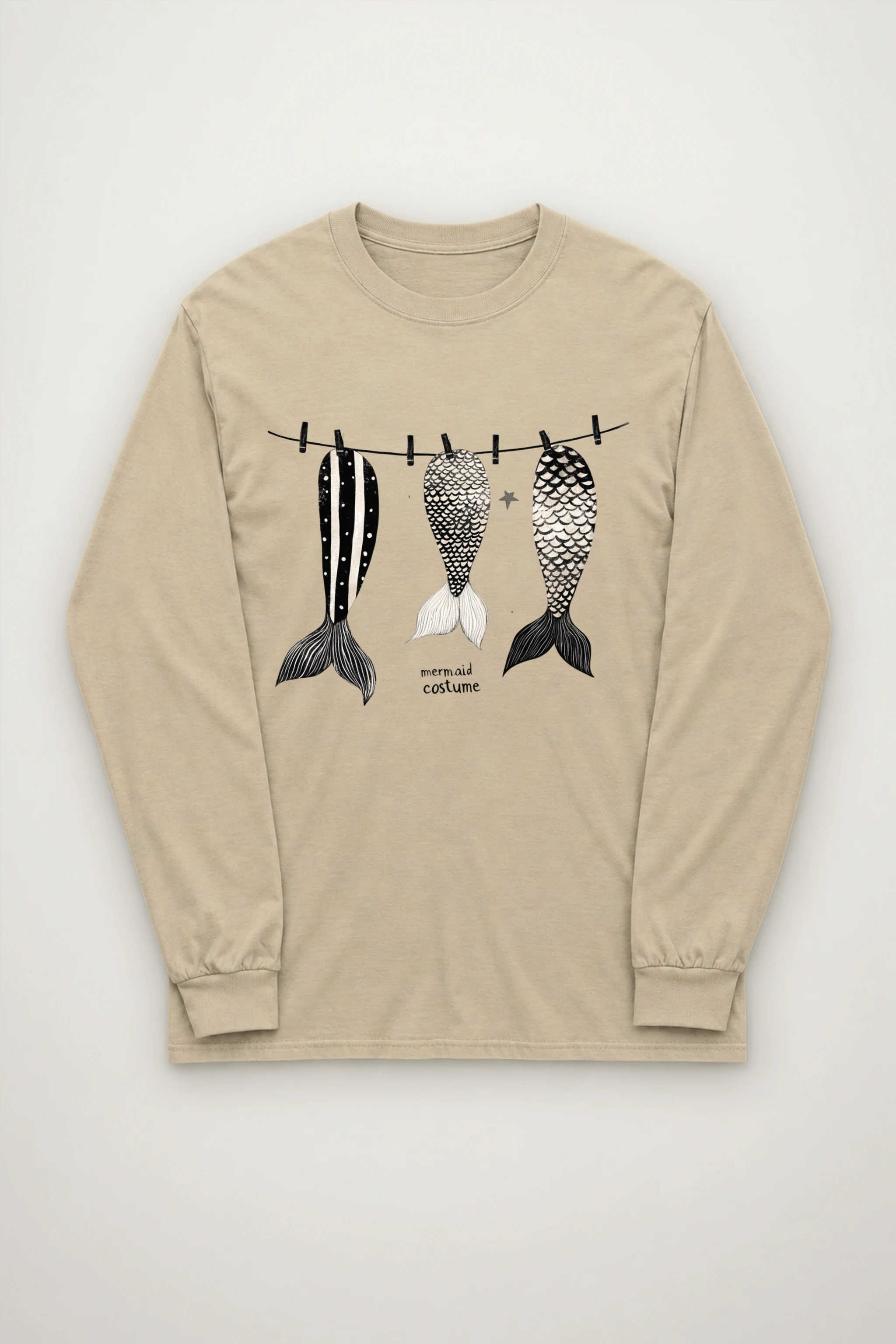 "Mermaid Costume" Unisex Longsleeve T-shirt