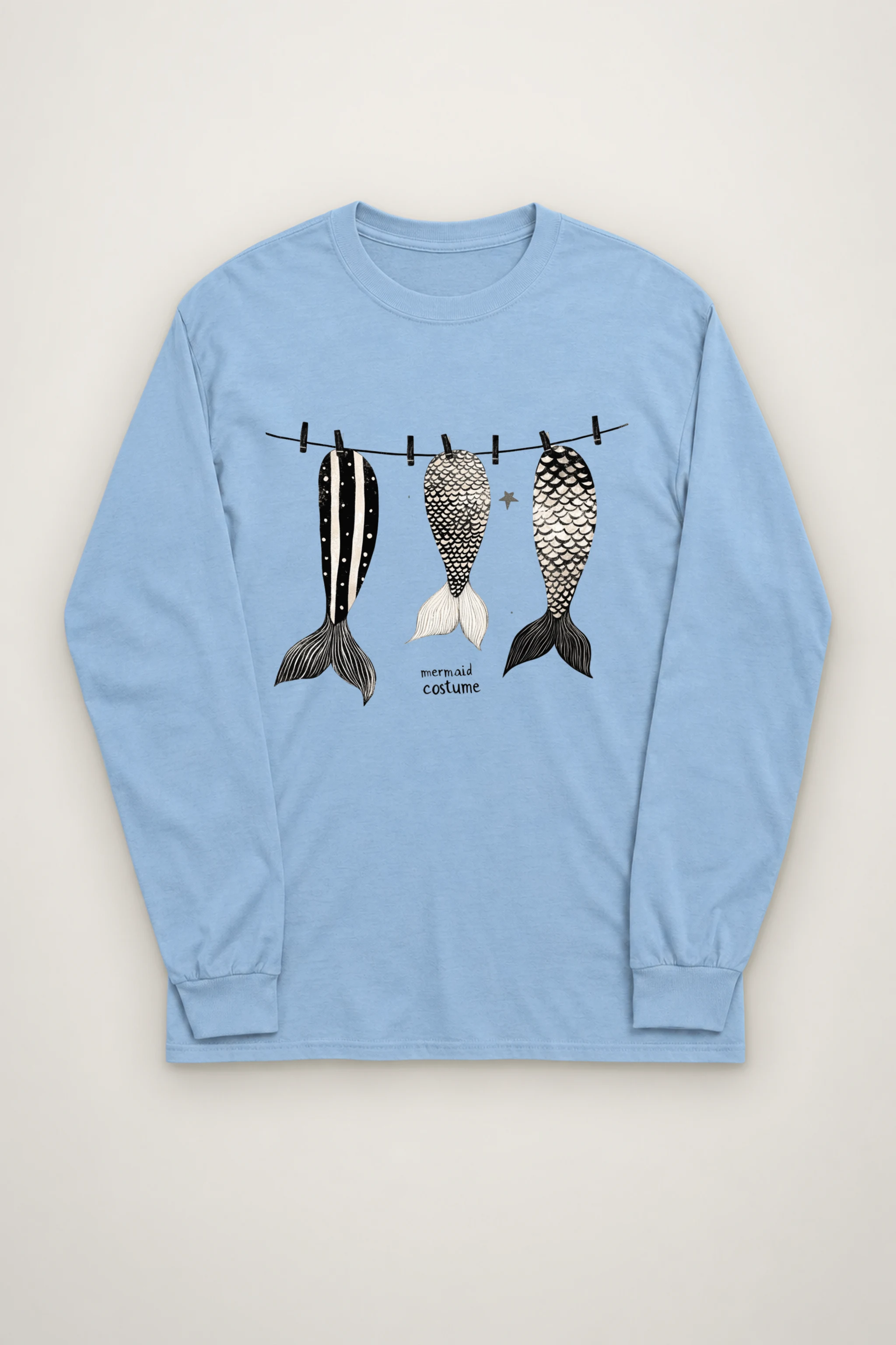 "Mermaid Costume" Unisex Longsleeve T-shirt