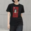 "Mermaid Holding Fish" Heavyweight Unisex Crewneck T-shirt | Gildan 5000