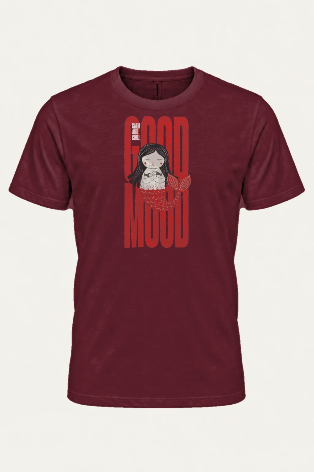 "Mermaid Doll" Heavyweight Unisex Crewneck T-shirt | Gildan 5000