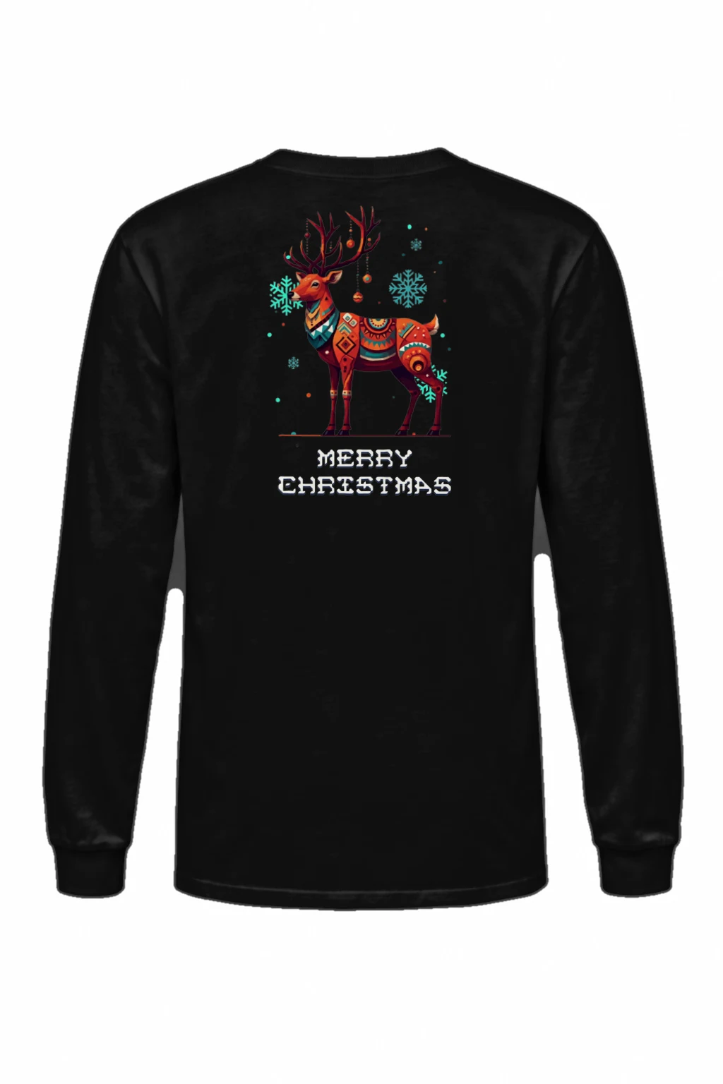"Merry Christmas Deer" Unisex Longsleeve T-shirt | Gildan 2400
