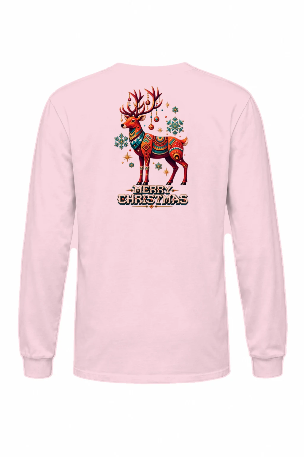 "Merry Christmas Deer" Unisex Longsleeve T-shirt | Gildan 2400