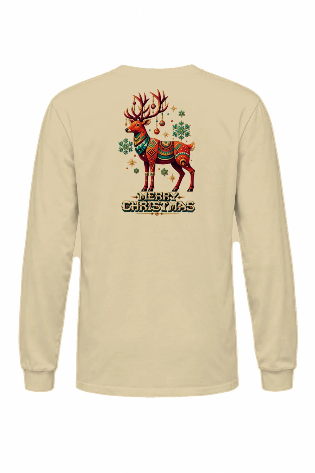 "Merry Christmas Deer" Unisex Longsleeve T-shirt | Gildan 2400