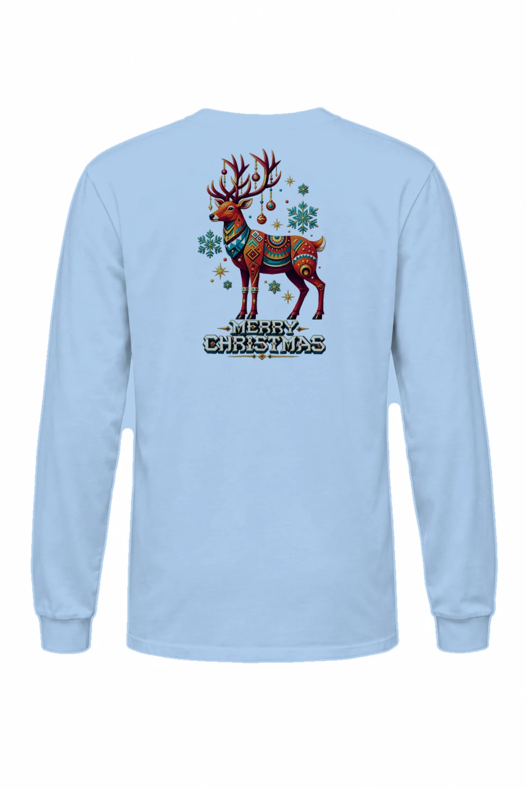 "Merry Christmas Deer" Unisex Longsleeve T-shirt | Gildan 2400