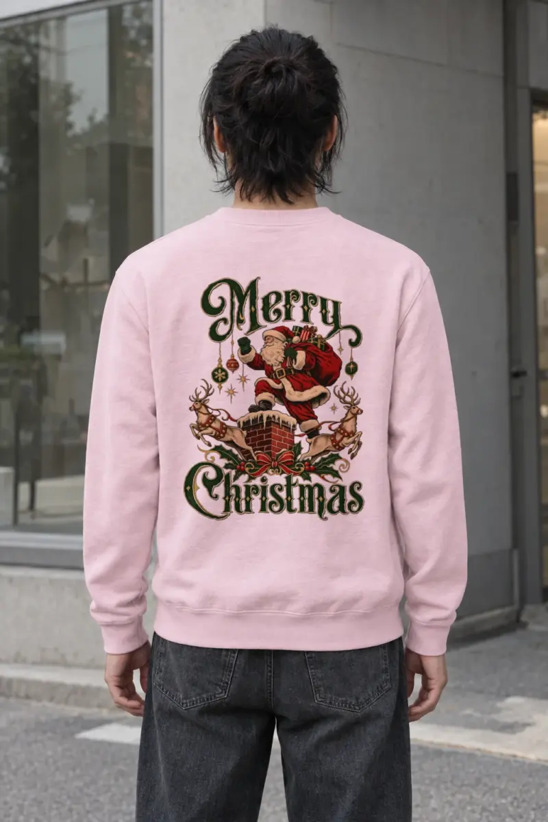 "Merry Christmas" Heavy Blend Unisex Crewneck Sweatshirt