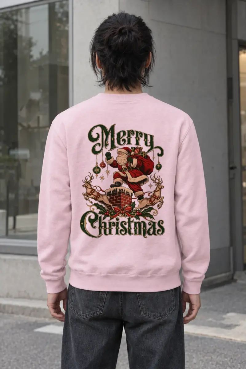 "Merry Christmas" Heavy Blend Unisex Crewneck Sweatshirt
