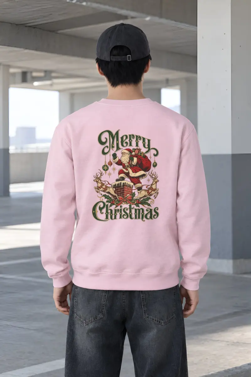 "Merry Christmas" Heavy Blend Unisex Crewneck Sweatshirt