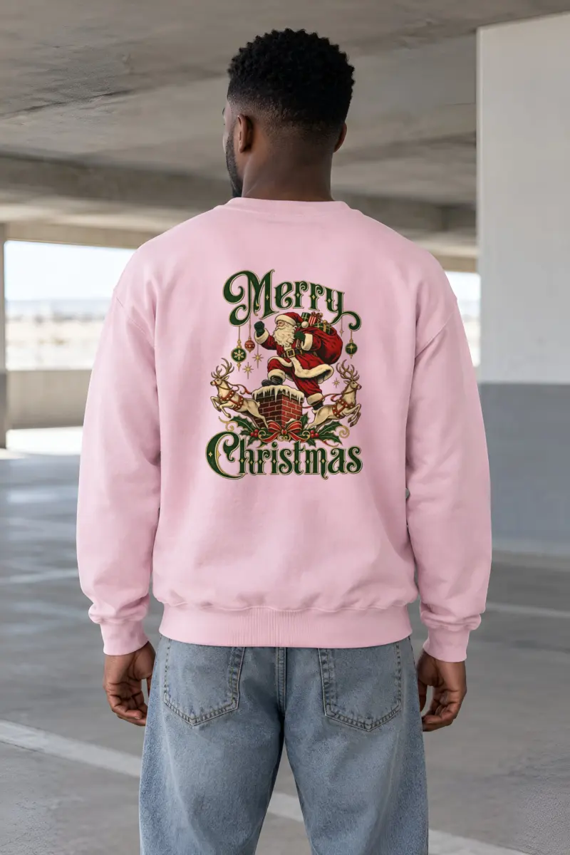 "Merry Christmas" Heavy Blend Unisex Crewneck Sweatshirt