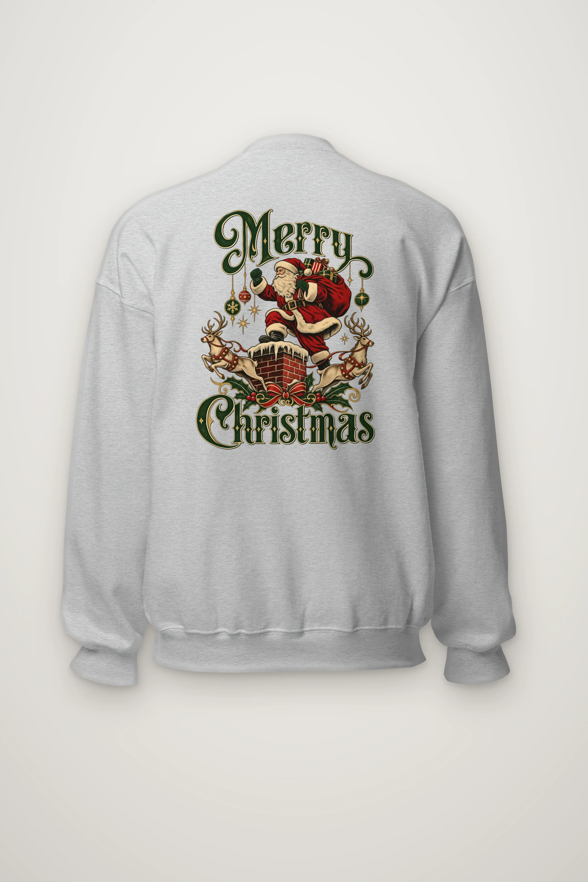 "Merry Christmas" Heavy Blend Unisex Crewneck Sweatshirt