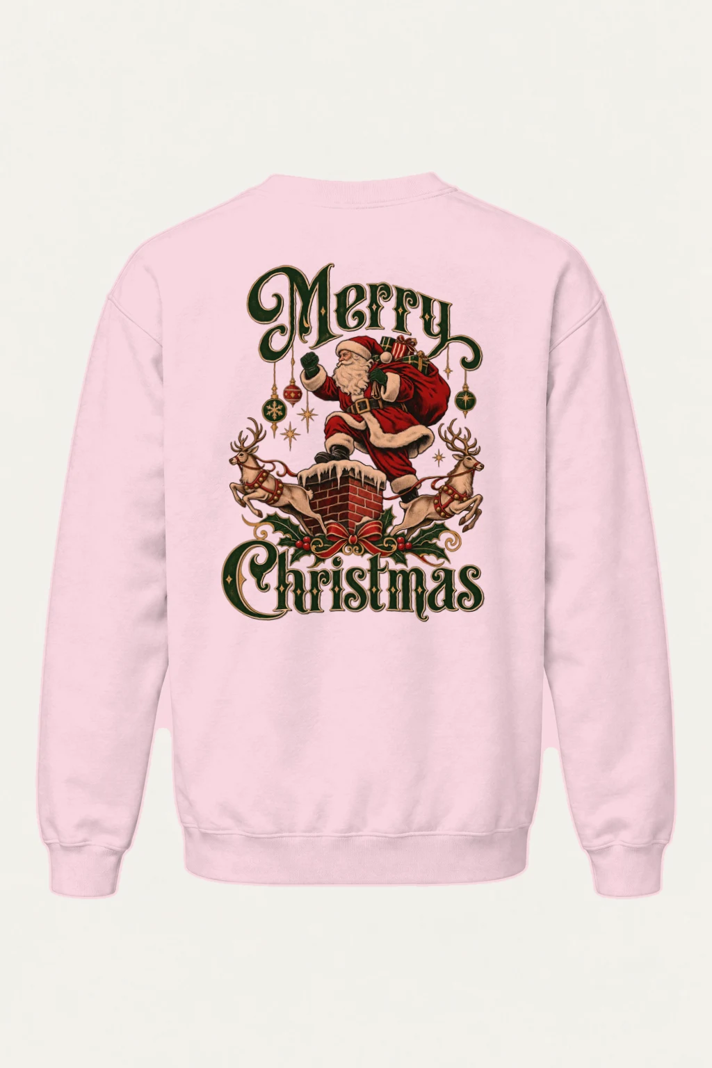 "Merry Christmas" Heavy Blend Unisex Crewneck Sweatshirt | Gildan 18000