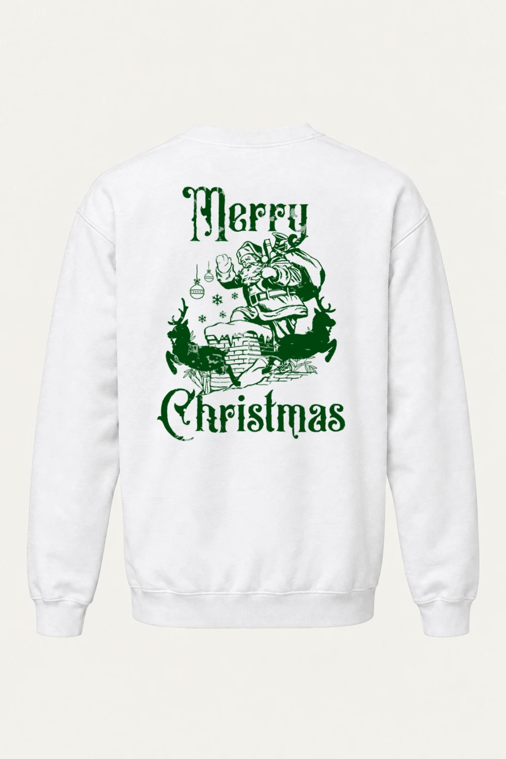 "Merry Christmas" Heavy Blend Unisex Crewneck Sweatshirt | Gildan 18000
