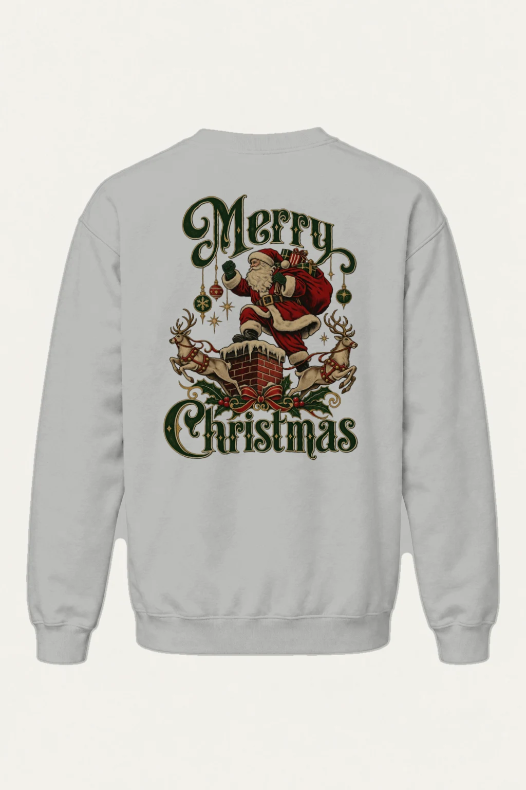 "Merry Christmas" Heavy Blend Unisex Crewneck Sweatshirt | Gildan 18000
