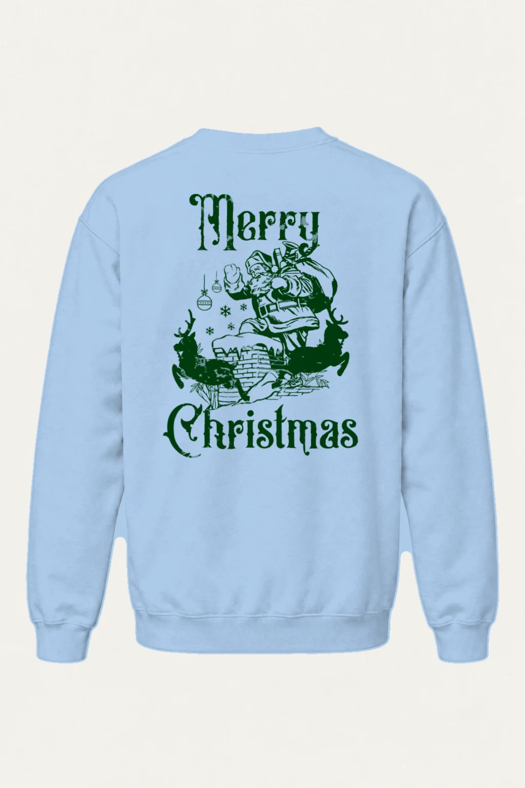 "Merry Christmas" Heavy Blend Unisex Crewneck Sweatshirt | Gildan 18000