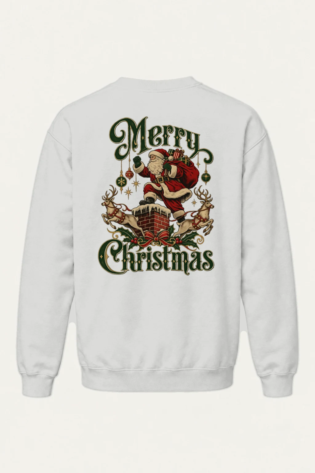"Merry Christmas" Heavy Blend Unisex Crewneck Sweatshirt | Gildan 18000