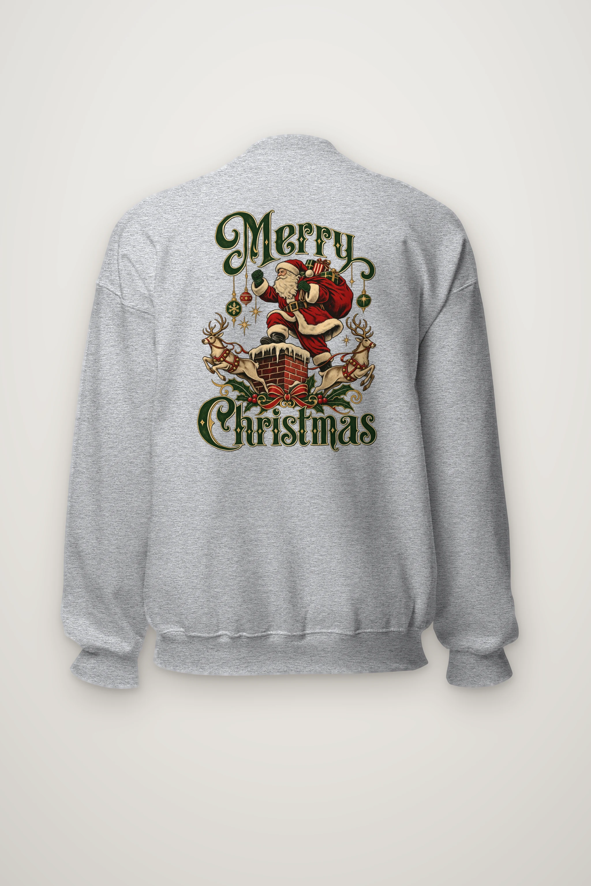 "Merry Christmas" Heavy Blend Unisex Crewneck Sweatshirt