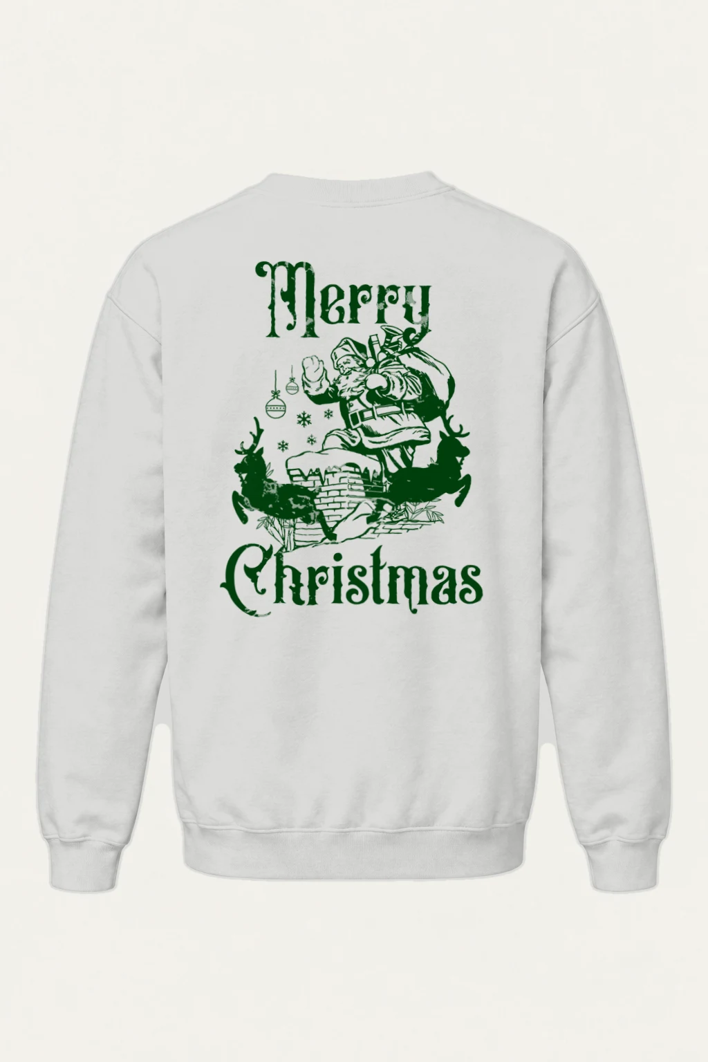 "Merry Christmas" Heavy Blend Unisex Crewneck Sweatshirt | Gildan 18000
