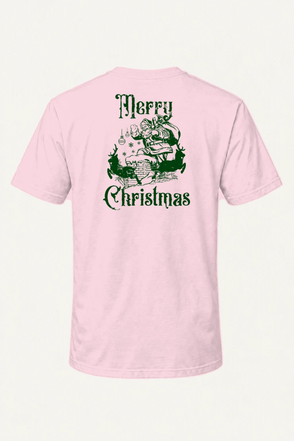 "Merry Christmas" Heavyweight Unisex Crewneck T-shirt | Gildan 5000
