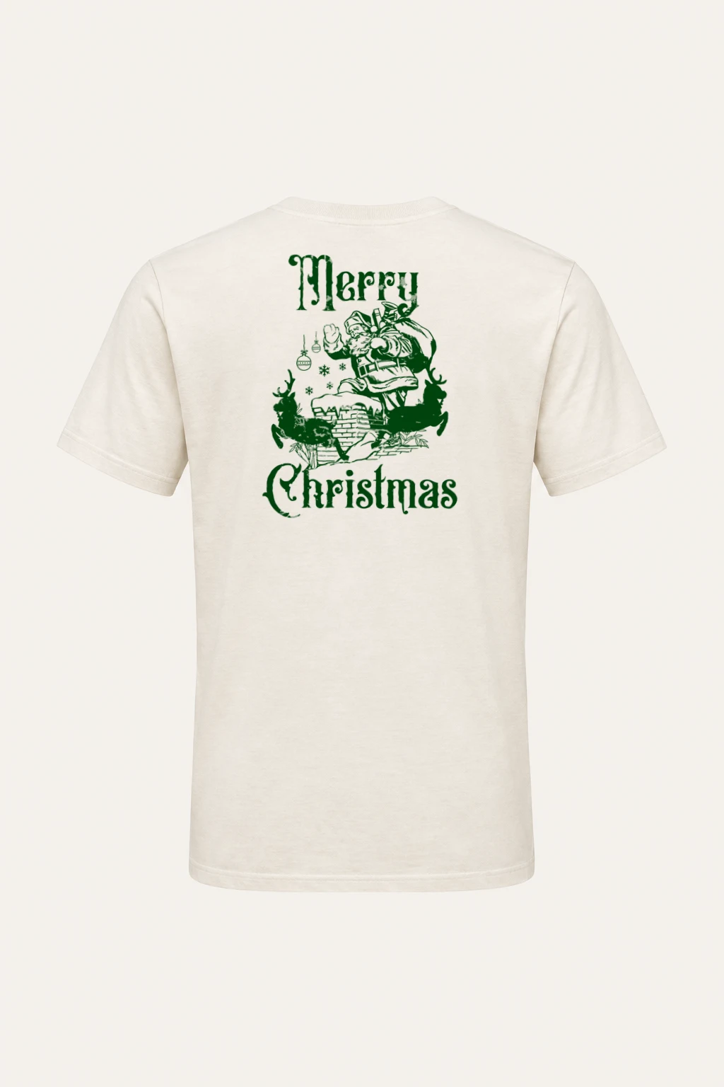 "Merry Christmas" Heavyweight Unisex Crewneck T-shirt | Gildan 5000