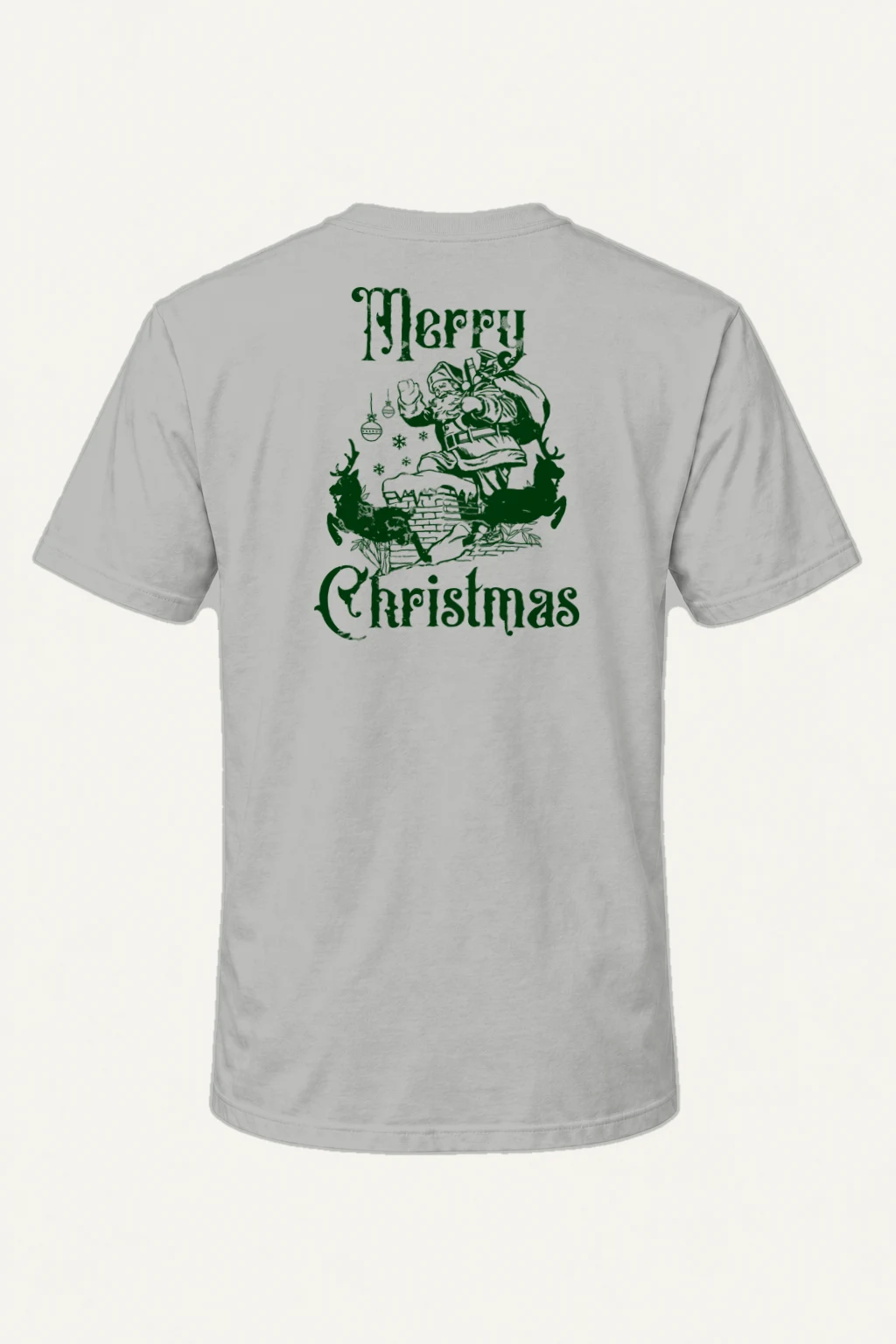"Merry Christmas" Heavyweight Unisex Crewneck T-shirt | Gildan 5000