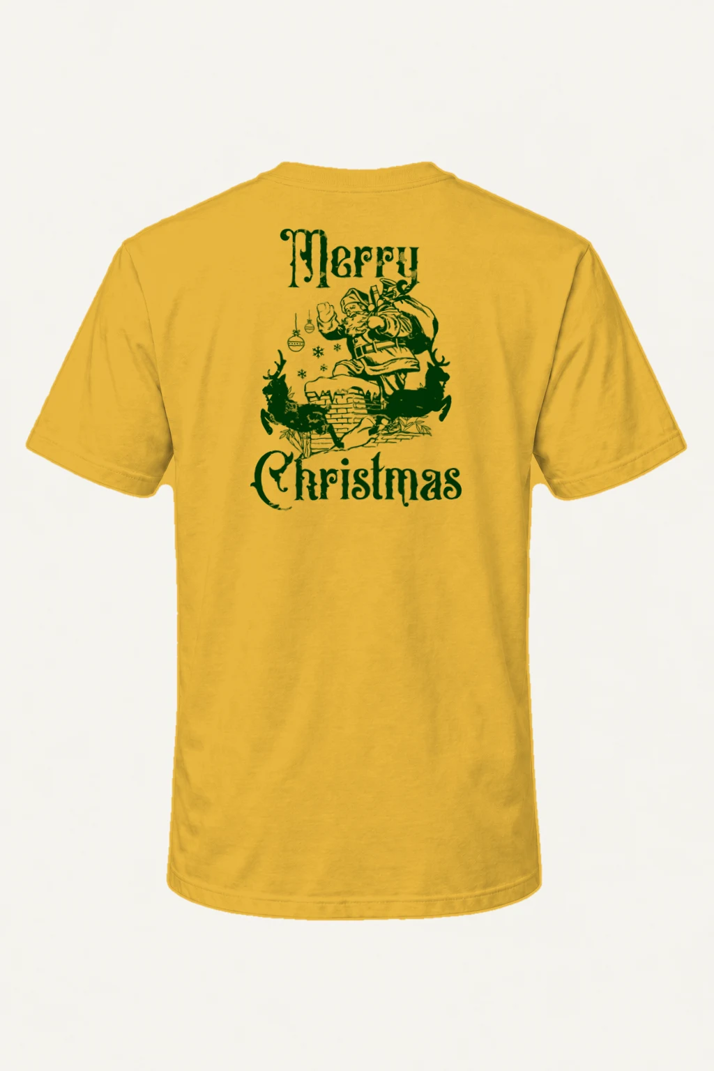 "Merry Christmas" Heavyweight Unisex Crewneck T-shirt | Gildan 5000