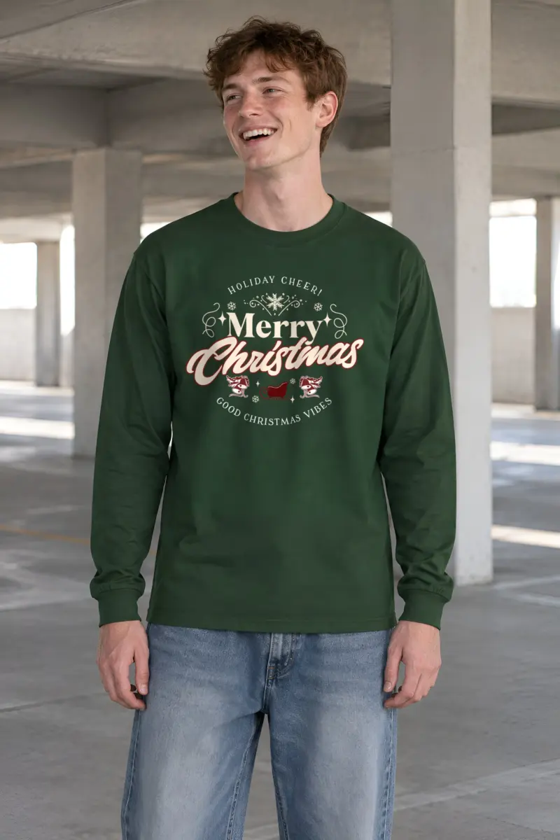 "Merry Christmas" Unisex Longsleeve T-shirt