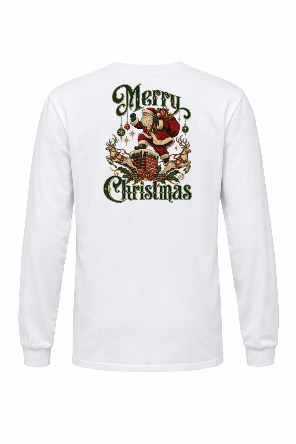 "Merry Christmas" Unisex Longsleeve T-shirt | Gildan 2400