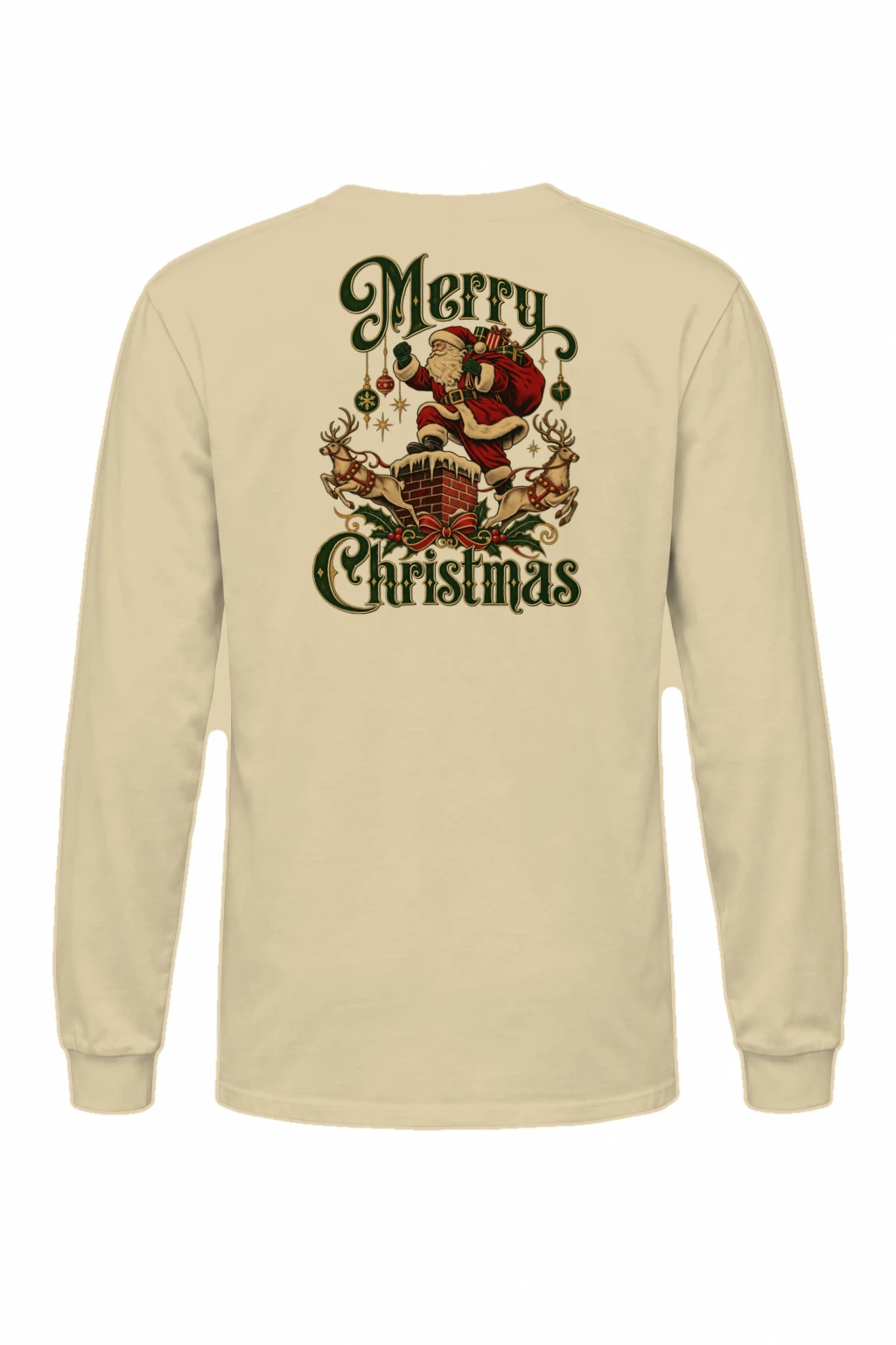"Merry Christmas" Unisex Longsleeve T-shirt | Gildan 2400