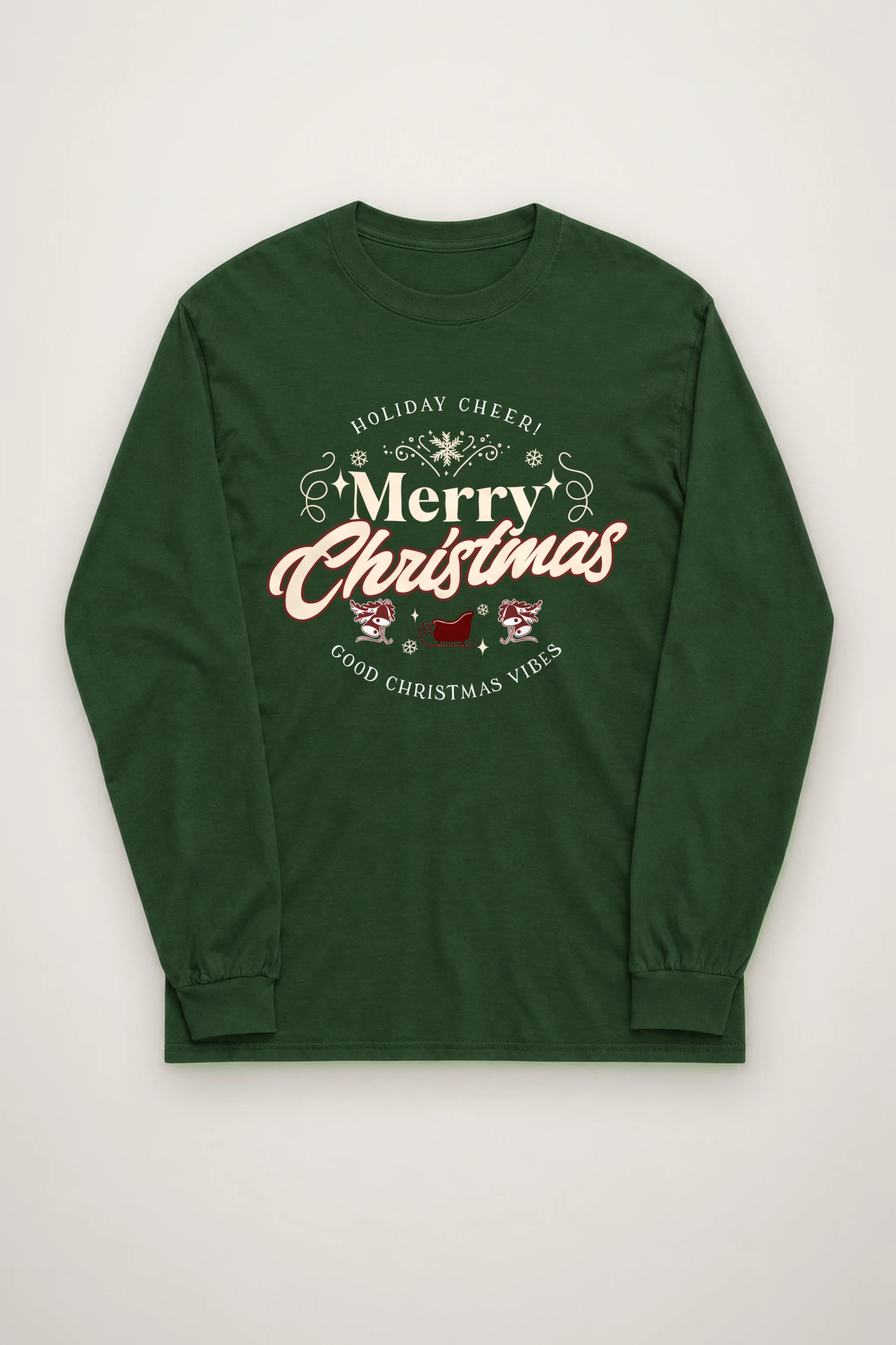 "Merry Christmas" Unisex Longsleeve T-shirt